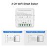 AS60-Tuya Smart Wifi Switch For Alexa Google Voice Controlled Home Automation Works 2 Way Control DIY Breaker Support Alice