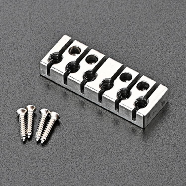 Guitar Locking Nut 42mm 6-String Locking Nut Replacements Come with Screws Kit