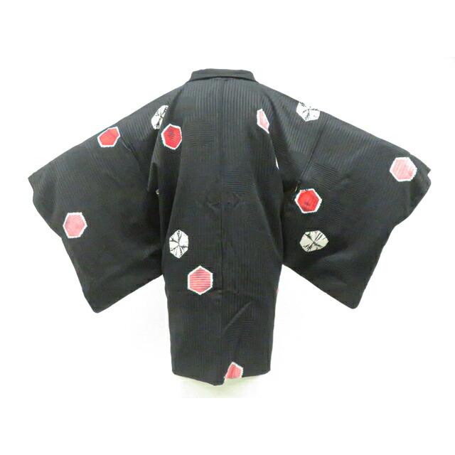 Recycled Kimono Black Haori Haori Shibori Haori Strap Sold Separately Pure Silk Kimono Length Approximately 82cm Sleeve Length Approximately