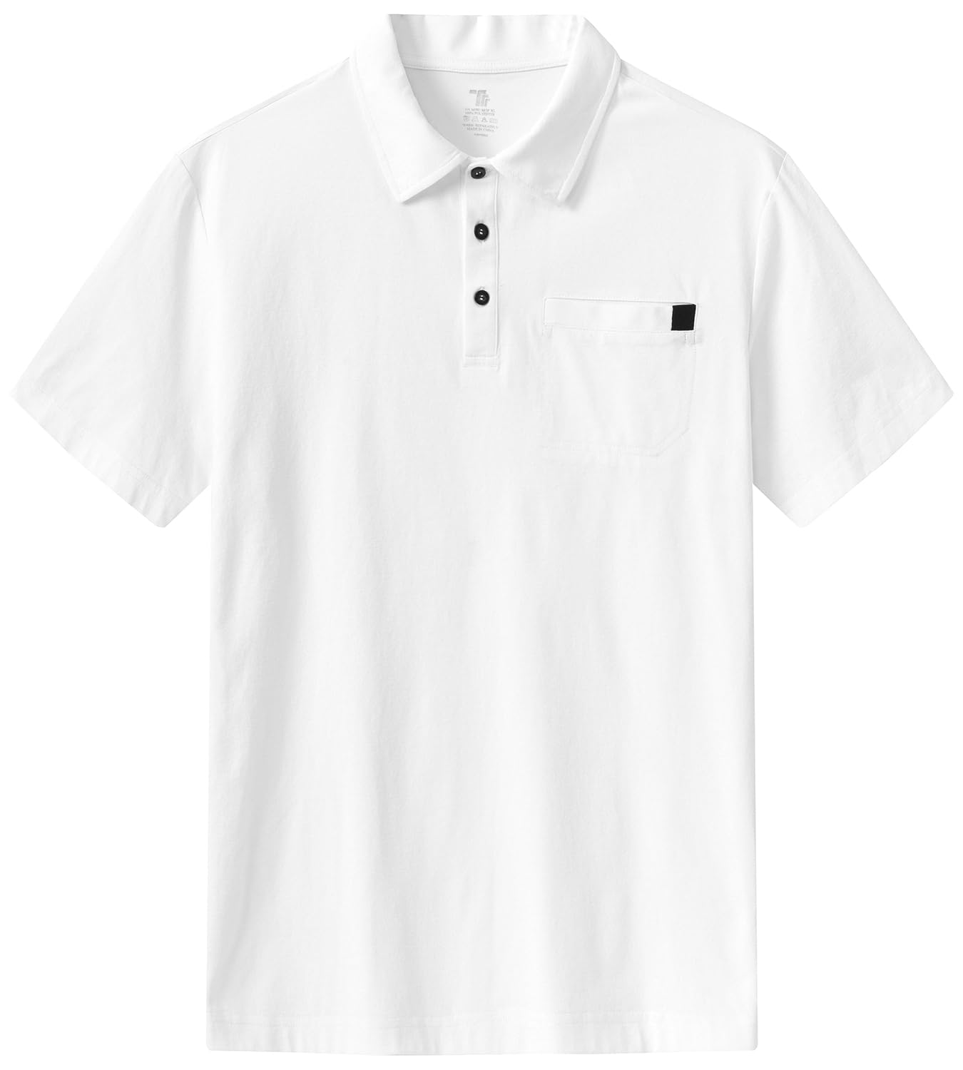 

Polo Short Cut and Golf Tennis Sweat Quick Training Outdoor 2XL [YSENTO] Shirt, Sports, Men s, Sleeve, Fold-down Collar, Sewn, Wear, Stretch, T-Shirt, белый