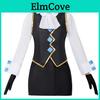 Kostium Cosplay Franziska Von Karma z Ace Attorney z Odznaką Do Anime Role Play