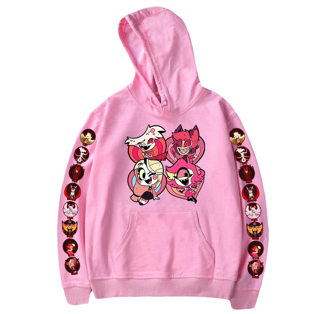 Anime Hazbin Hotel Men Women Hoodies Autumn Casual Pullover Sweats Hoodie Fashion Hazbin Hotel Cosplay Sweatshirts Hip Hop Sweatshirt Clothes