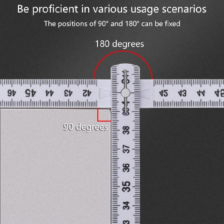 2Pcs Lightweight 2 Meter Foldable Ruler Plastic Measuring Ruler Teaching Aid for Professional & Person Measuring Tasks