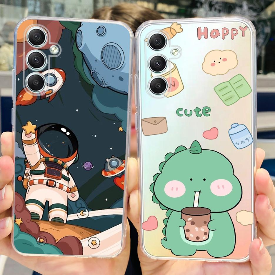 For Samsung Galaxy A15 A25 A35 A55 Case Stylish Painted Cover Soft Silicone Phone Cases For Samsung A55 A 15 25 35 Fundas Bumper