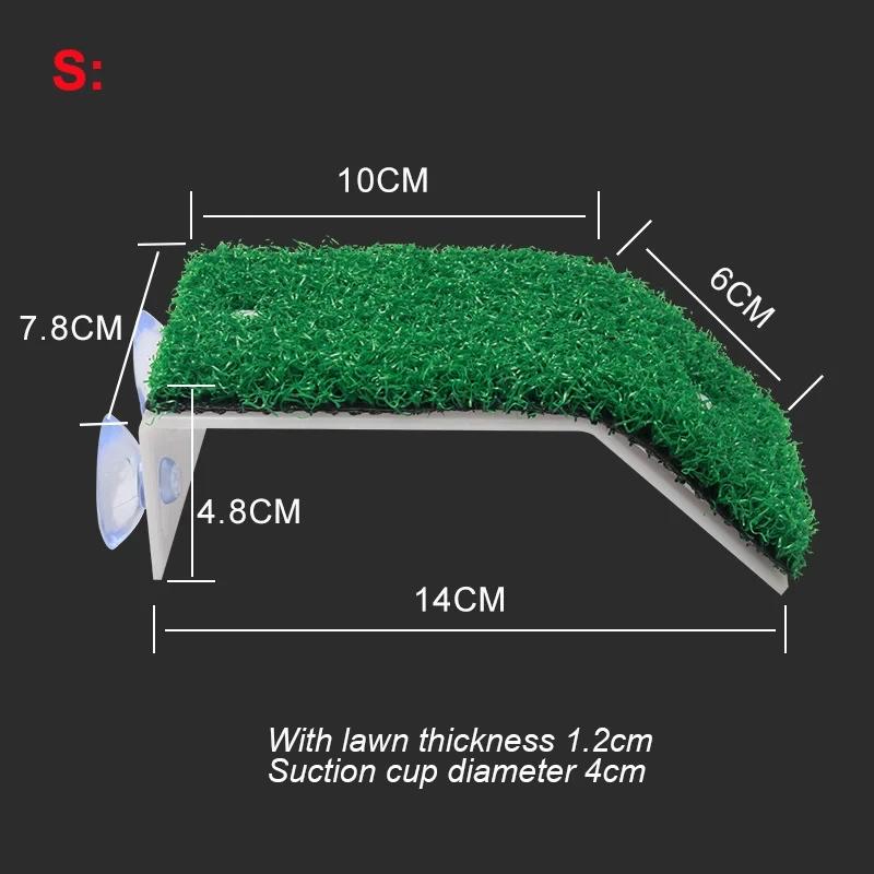 Turtle Basking Platform Resting Simulation Habitat Lawn Ramp Tortoise Dock Floating Island Reptile Terrarium Aquarium Accessory