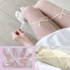 Women's Fishnet Stockings with Bowtie Girls Fish Net Tights with Designs High Waist Pantyhose Thigh High Stockings