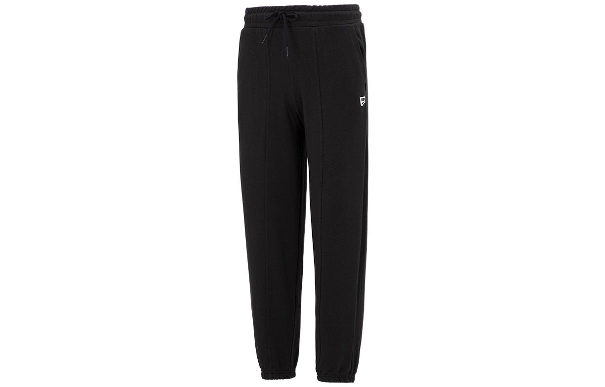 PUMA Knitted Sweatpants Women s Black Moderate Cuffed Pants 535360-01 M