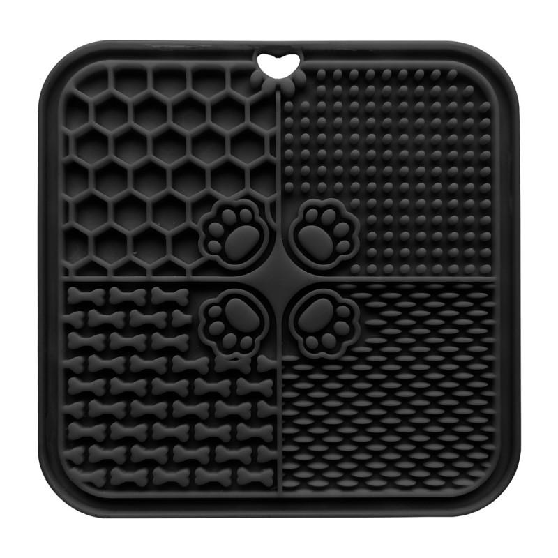 Silicone Slow Feeder Mat Dogs Cats With Suction Base Non-Slip Lick Pad Food Puzzle Tray In Multiple Colors