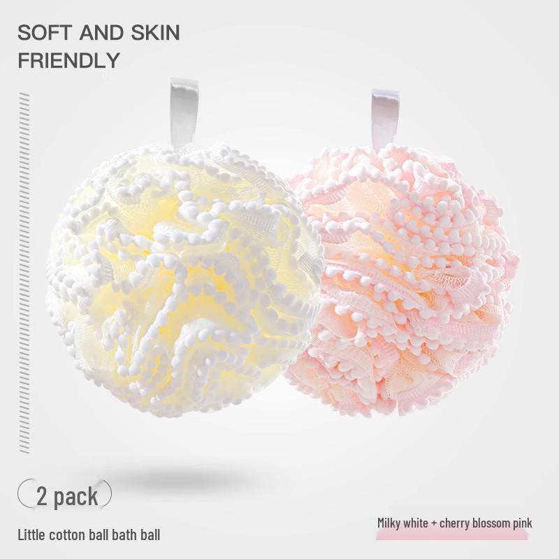 High-End Non-Dispersing Super Soft Exfoliating Bath Flower Ball for Men and Women
