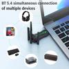 AX900 Bluetooth 5.4 USB Adapter Dual Band 2.4G and 5G Wireless Network Card WIFI 6 Receiver Drive Free Automatic for Win 10/11