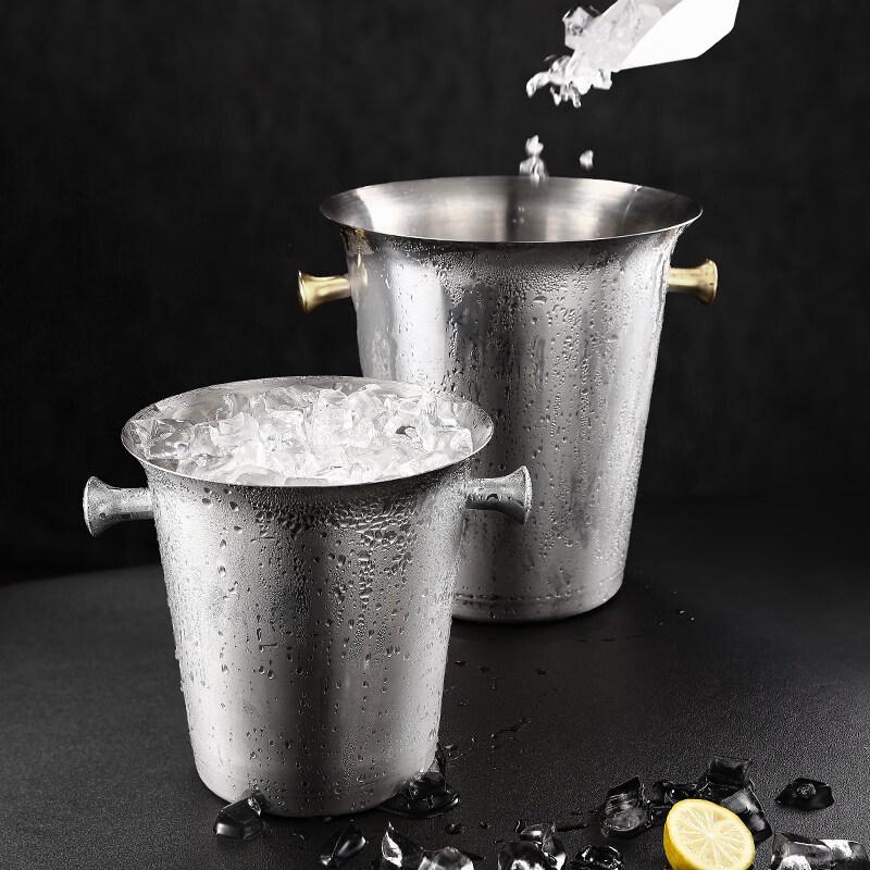 ZISIZ Stainless Steel Wine Ice Bucket