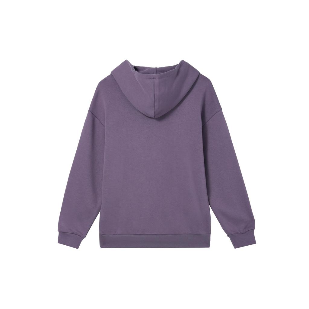 Puma Elevated Hoodie With Embroidered Logo Sports Casual Fleece Hooded Sweatshirt Men hoodies Charcoal Purple 686854-61