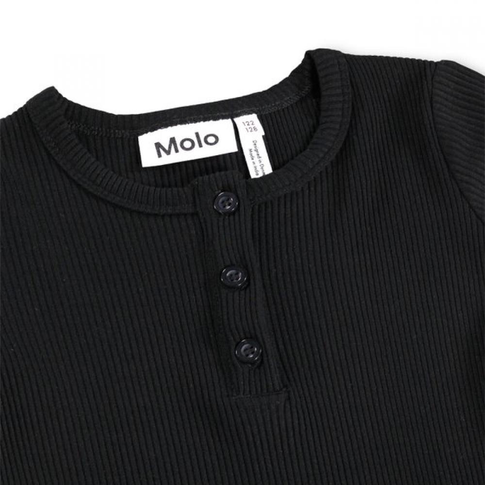 Molo [26ss] 5 8 Years Lubersa Viscose Rib Slim Long Sleeve T shirT akis9Ts059