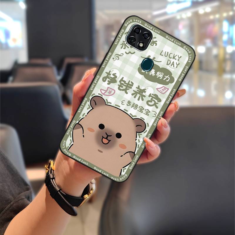 Back Cover Cartoon Phone Case For ZTE Blade 20 Couple TPU Durable Waterproof Anti-dust Shockproof Anti-knock Protective