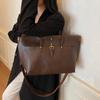 Women's Vintage Genuine Leather Shoulder Tote – Lightweight, Versatile Daily Commute Bag