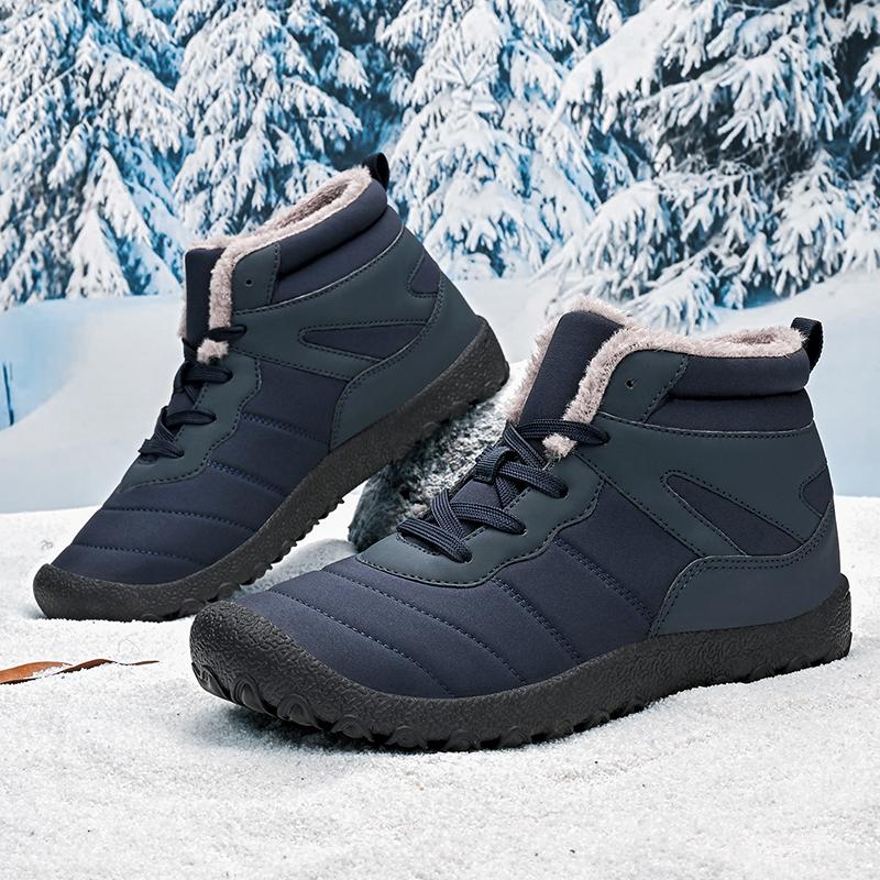 Men's Snow Boots High-top Cotton-padded Shoes Warm Plush Shoes