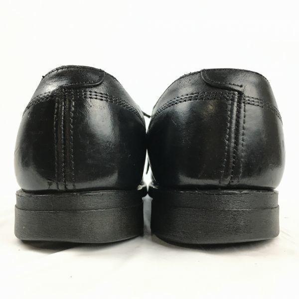 Rare USA Vintage WORK AMERICA Postman Shoes U-Tip Business Shoes Black Size 10AA Men's(USED)