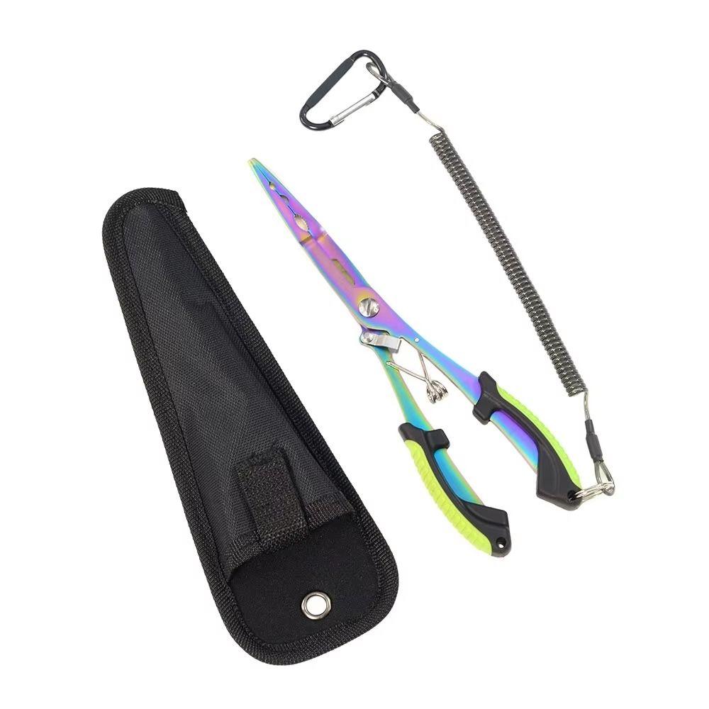 1 Set Portable Stainless Steel Hook Cutter Hook Remover Fish Lip Gripper Pliers Fishing Gear