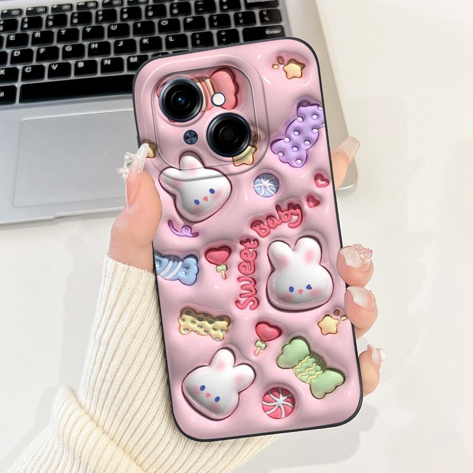 For Tecno Spark Go 1 Case 6.67" Beautiful Flower Painted Cover Soft Silicone Phone Case For Tecno SparkGo 1 Go1 Capa Coque