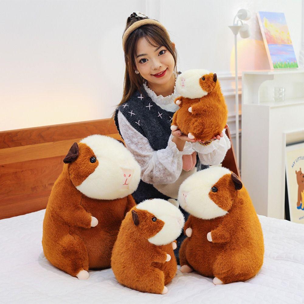Cartoon Capybara Plush Toy Simulation Capibara Fluffty Doll  Birthday Gift