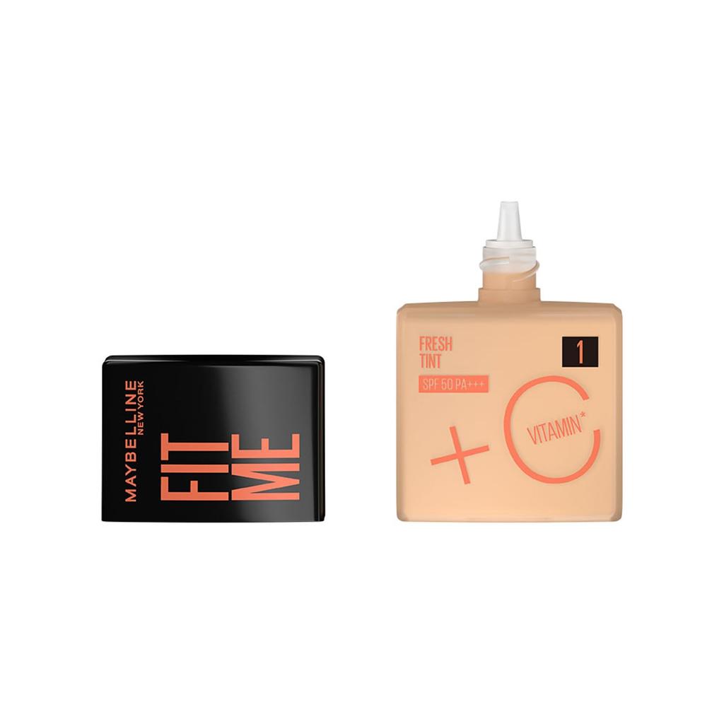 Maybelline New York Liquid Foundation With SPF 50 Vitamin C Skin Tint Natural Coverage 30Ml Shade 01 Daily Makeup