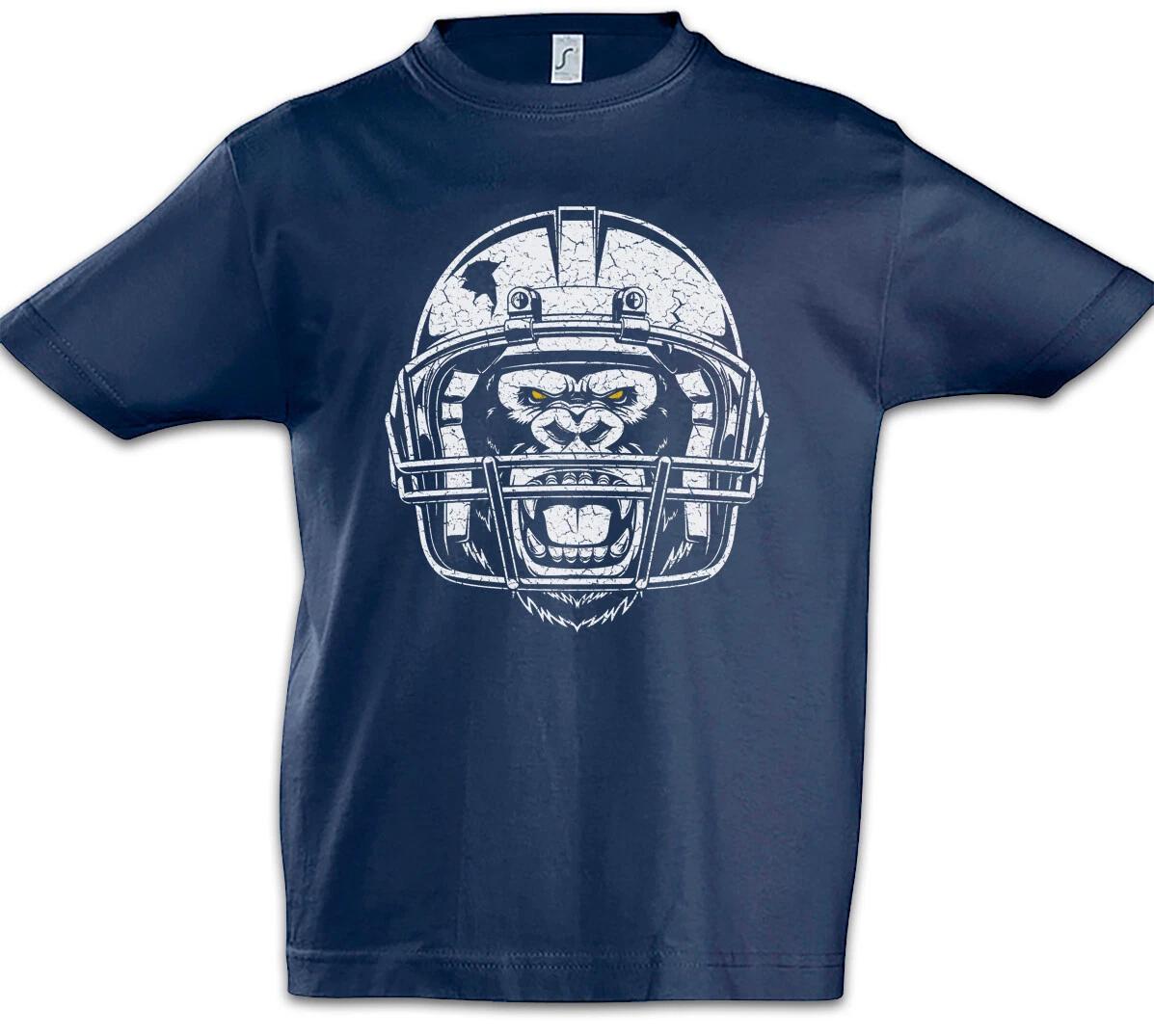 American Football Gorilla Kids Boys kids boys T-Shirt Player Love Addiction Helmet 100