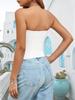 Women's Strapless Tube Top Stretchy Y2K Clubwear Basic Cami