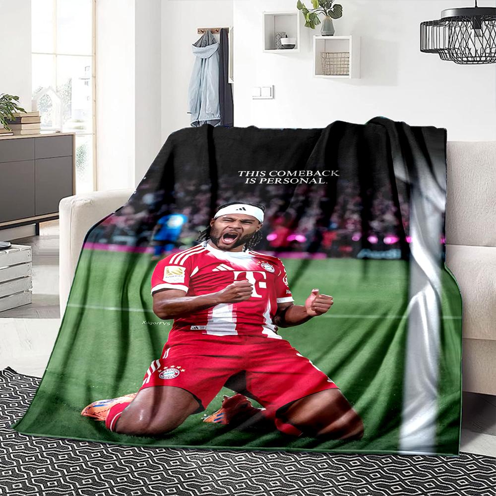 Player Jersey Blankets Flannel Printed Breathable Warm Throw Blanket for Home Office Bedspreads 0708a68
