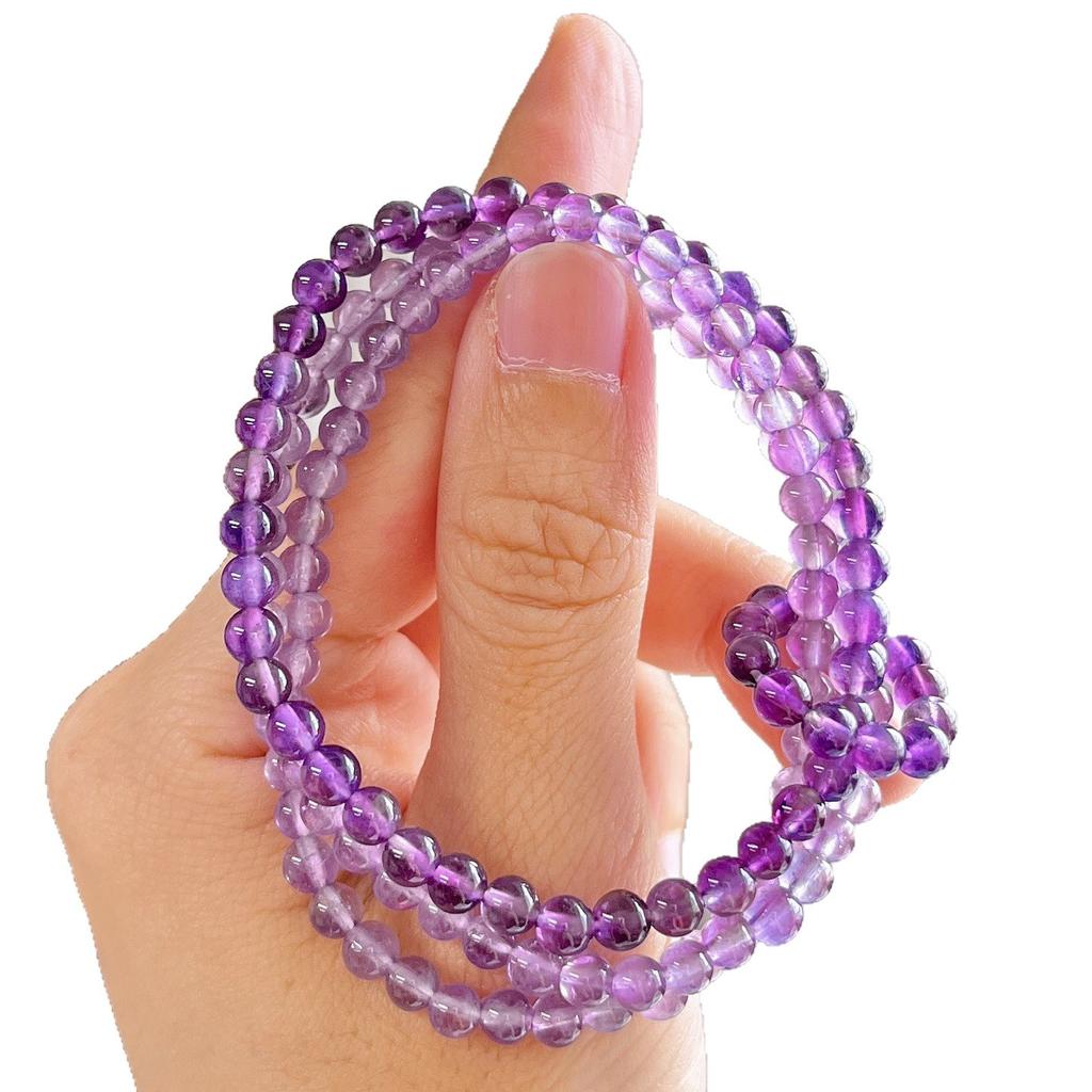 4Mm Natural Amethyst Multi-Layer Atmosphere Bracelet Bracelet.