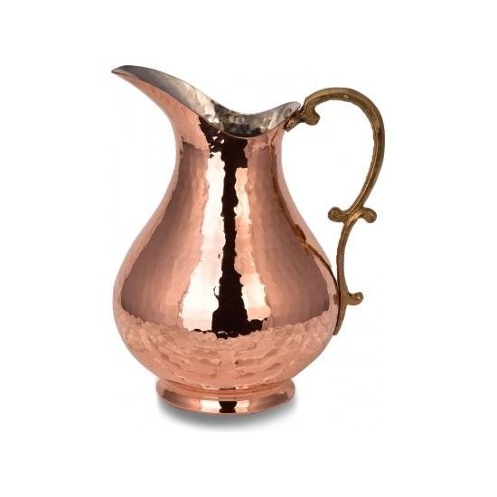 

Медный кувшин Pınar № 2 ручной ковки красный T7258-1