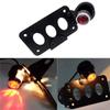 Universal Motorcycles Side Mount Tail Light Wih License Plate Bracket Stop Light for Harley for Honda for Yamaha for Suzuki