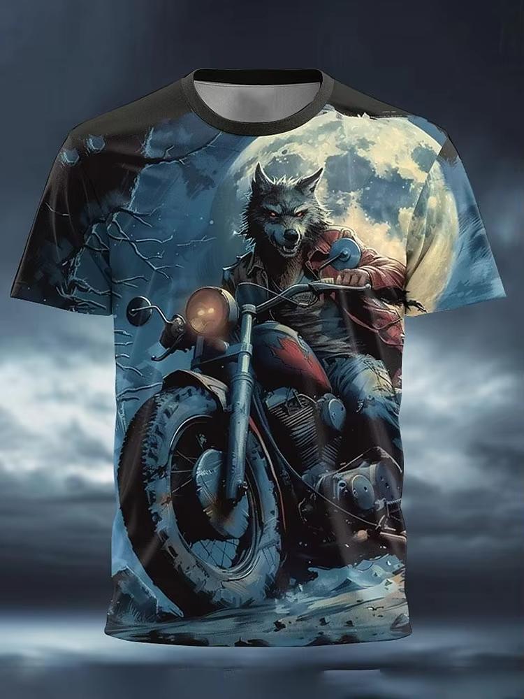 

Summer Daily Casual Men s Shirts Outdoor Sports Loose Fashion Street Women Y2k t-shirts 3D Tiger Print Men s T-shirt Kids Tshirt XL