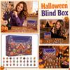 Halloween Adventskalender Akrylprydnad Bordsdekoration för Nedräkning till Halloween