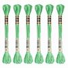 6 Skeins Embroidery Floss, Gradient Colors Polyester Embroidery Threads Bracelets String for Cross-Stitch Hand Embroidery