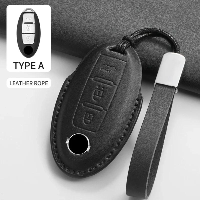 Autoschlüsselhülle Abdeckung Schale Fob für Nissan J11 J10 Versa Maxima Altima Rogue Sentra Murano Trail für Infiniti FX35 QX60 Autoschlüsselanhänger