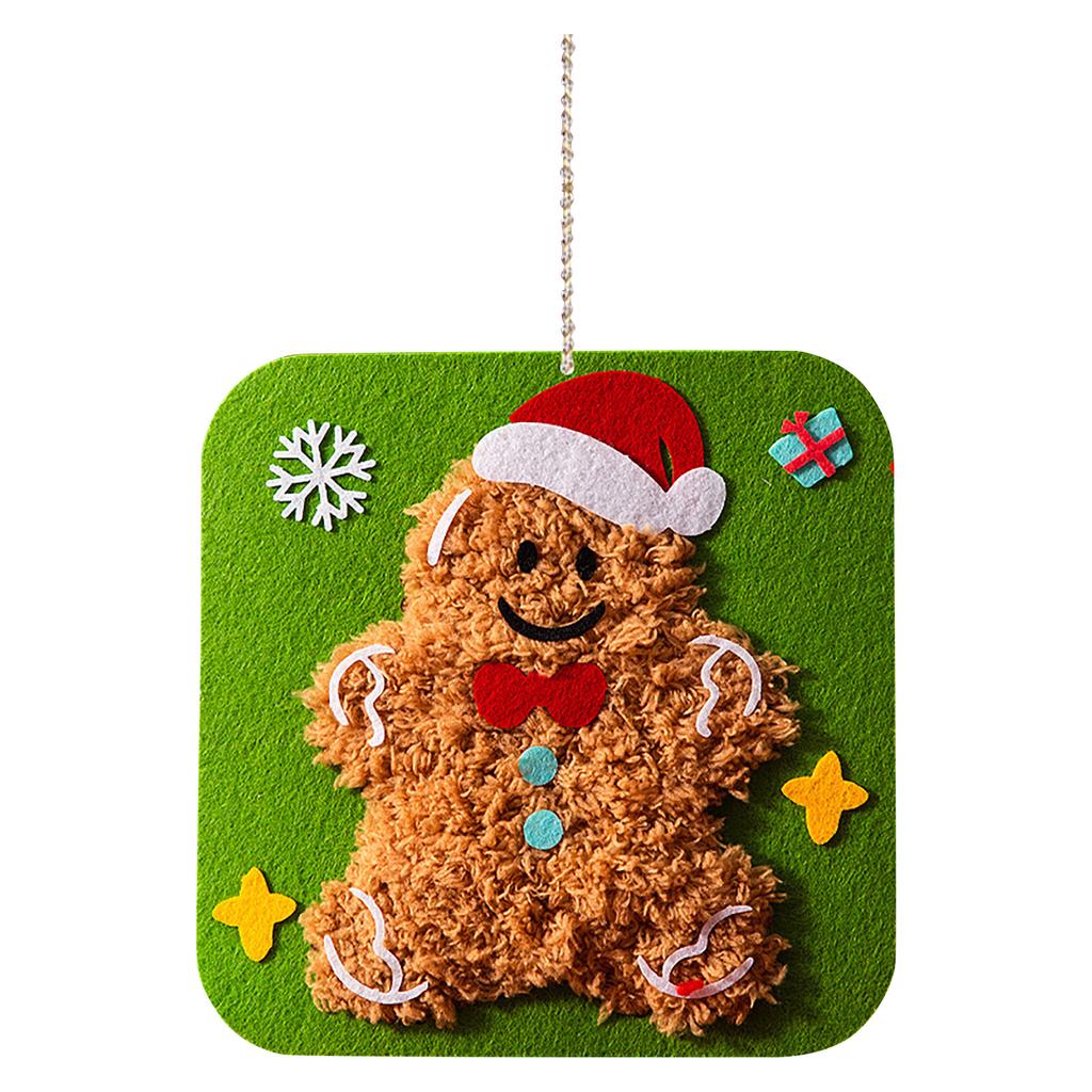 DIY Christmas Embroidery Kit Christmas DIY Craft Kit, Santa Ornament Sewing Project, Kids Arts And Crafts Activity Set