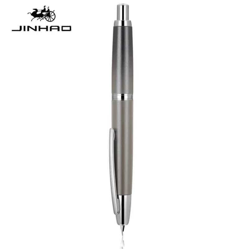 NEW Color Gradient Matcha ! JINHAO 10 Press Fountain Pen Retractable EF F Metal School Office Supplies Stationery PK A1 A2