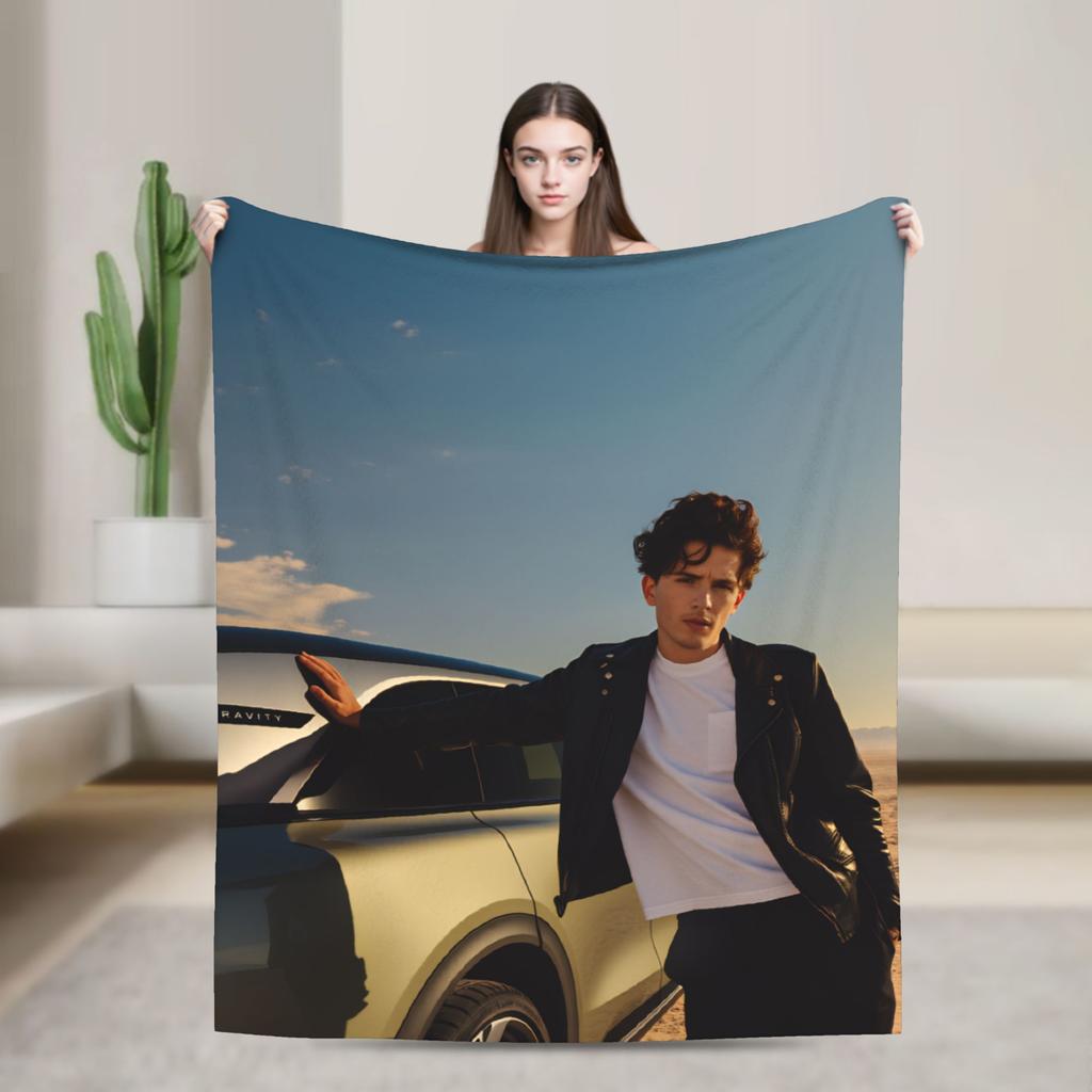 Singer H-Harrys S-Styles  Blanket  Picnic Flannel Throw Blanket For Bedroom Soft Warm Custom Quality Bedspread Gift