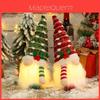 Rudolph Christmas Light Up Sled Plush Toy With Long Beard For Holiday Decor