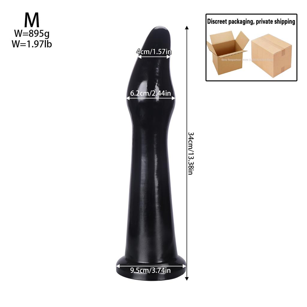 4 Sizes Long Anal Plug Big Anal Dialator Dildo Huge Long Large XL Anal Plug Training Expansion Butt Plug Sex Toys for Women Gay