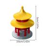 Chinese Pagoda Domed Pavilion Statue Ancient Building Model Japanese Decoration Miniature Rockery Aquarium Bonsai Ornament