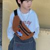 Adorable Children's Corduroy Crossbody Bag Lightweight Stylish And Versatile For Preschoolers
