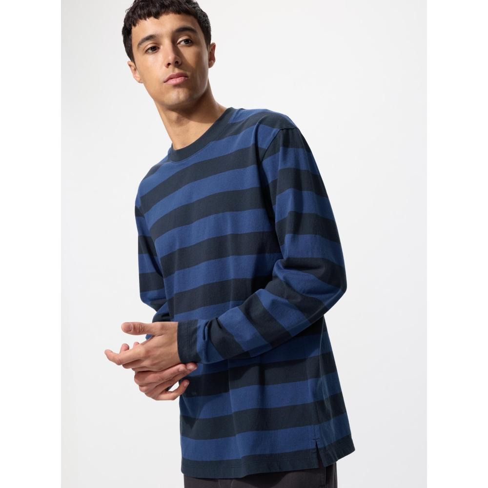 Uniqlo STripe T Long Sleeve  Wide
