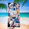 New Anime Character Printed Microfiber Beach Towel Quick Dry Water Absorbent Bath Towel