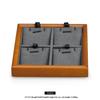 Small Solid Wood Jewelry Tray, Ring & Pendant Display Dish for Store Showcase