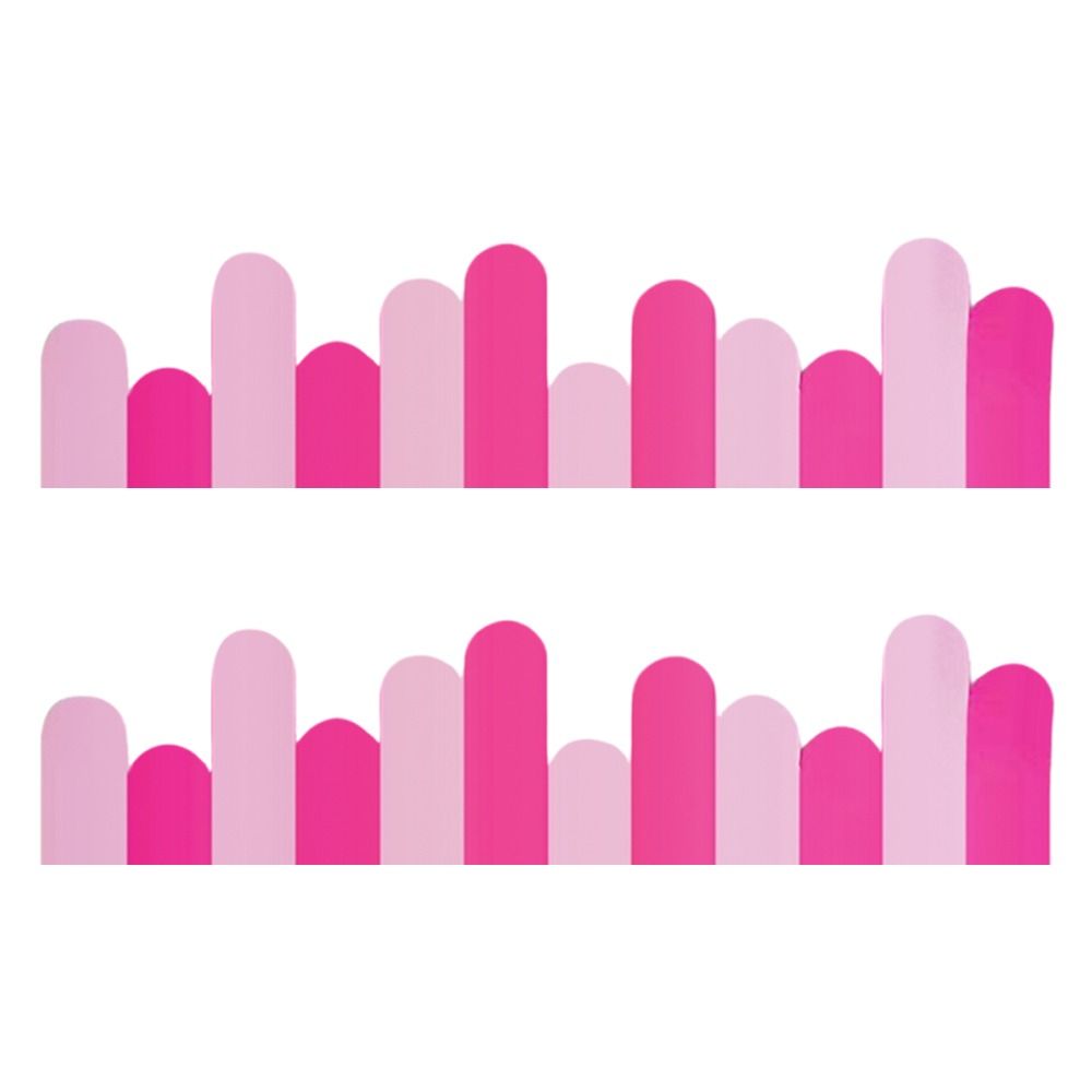 2pcs/set Decorative Stickers Kindergarten Wall Layout Blackboard Posters  School Corridor