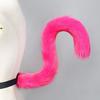 Furry Faux Furs Cats Ears Headbands Foxes Tail Animal Cosplay Costume Plush Alien Creature Costume Accessory for Roleplay Looks, Cosplay Gatherings,