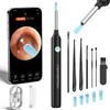 Ear Wax Removal Kit - Ear Cleaner Ear Camera -WiFi Otoscope Camera with 6 Silicon Ear Spoon - Ear Cleaning for iOS & Android