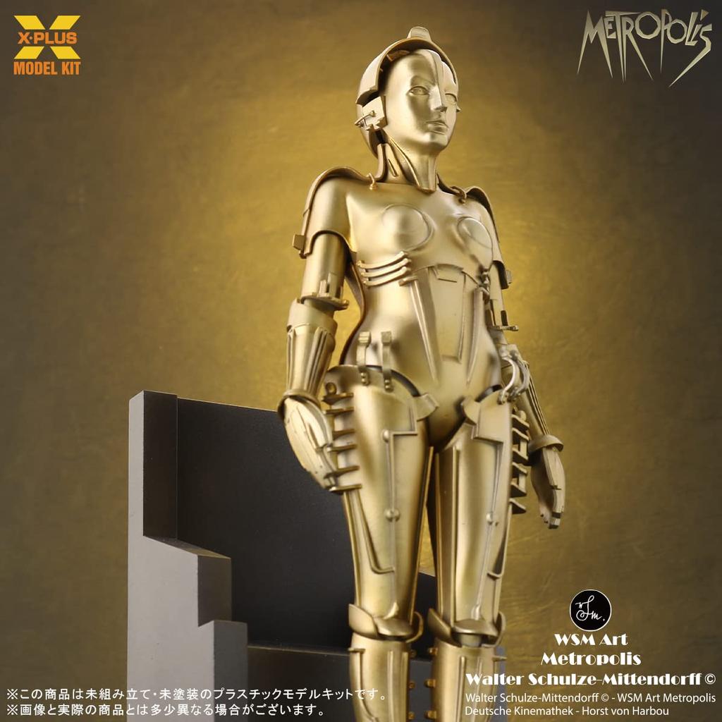 Metropolis Maria Scale Unpainted and Unassembled Plastic Model Kit X-Plus 1/8