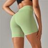 Auroth Sexy Elastic Yoga Shorts Women Biker Sports Shorts High Waist Fitness Workout Shorts